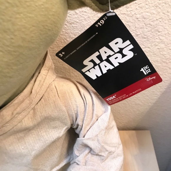 Star Wars Yoda Plush LARGE. 22" tall. - Picture 8 of 8